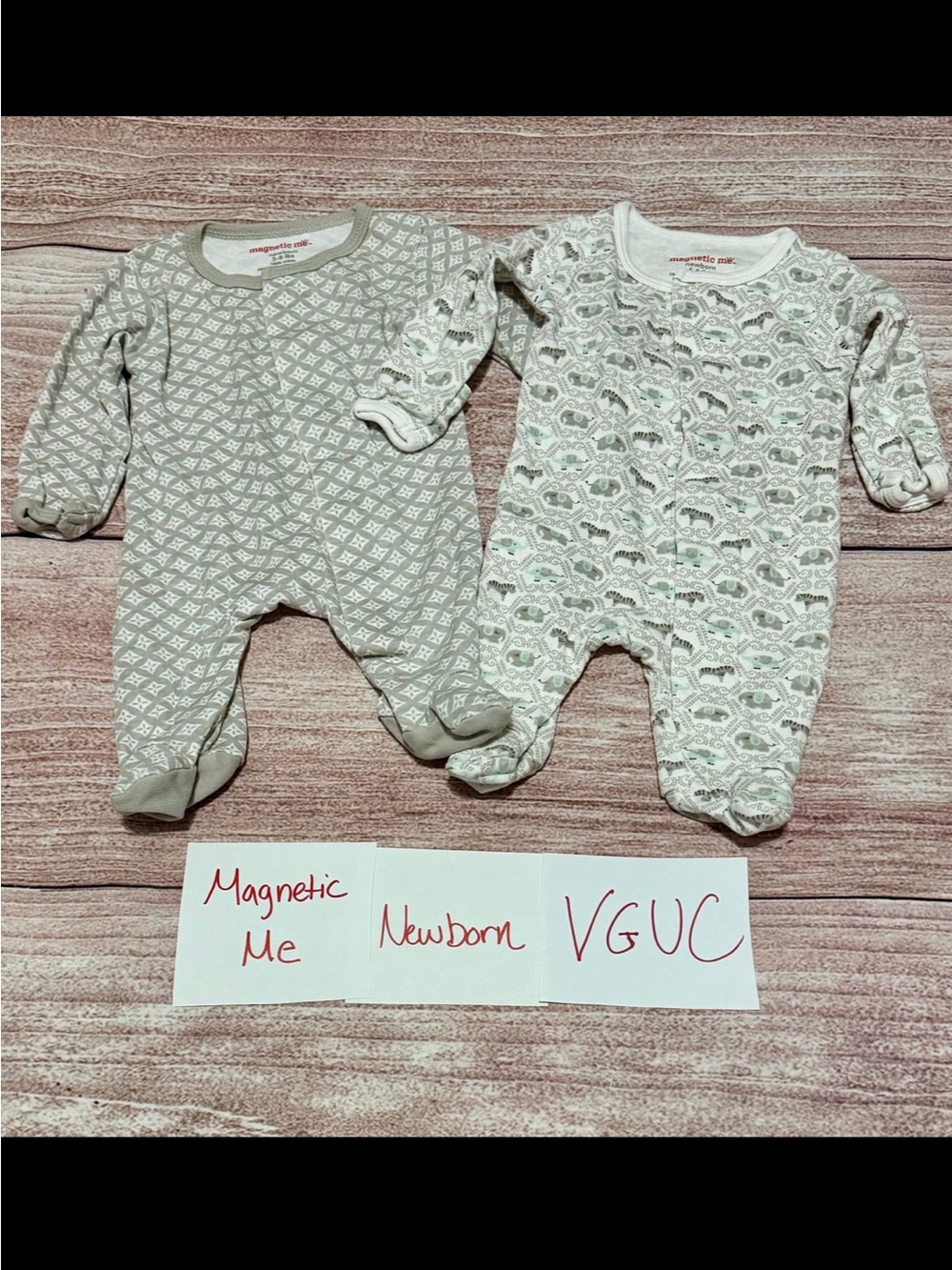 Set of Magnetic Me Footies, Newborn